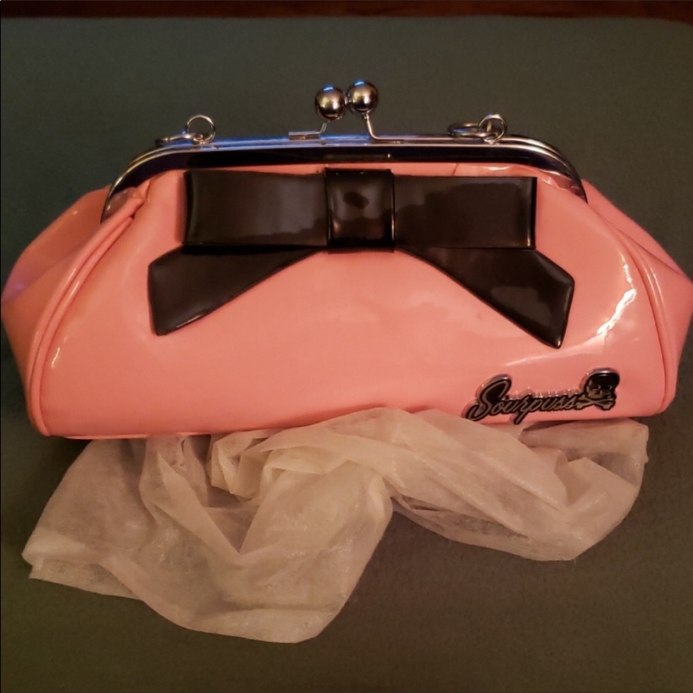 Pink Sourpuss rockabilly Purse